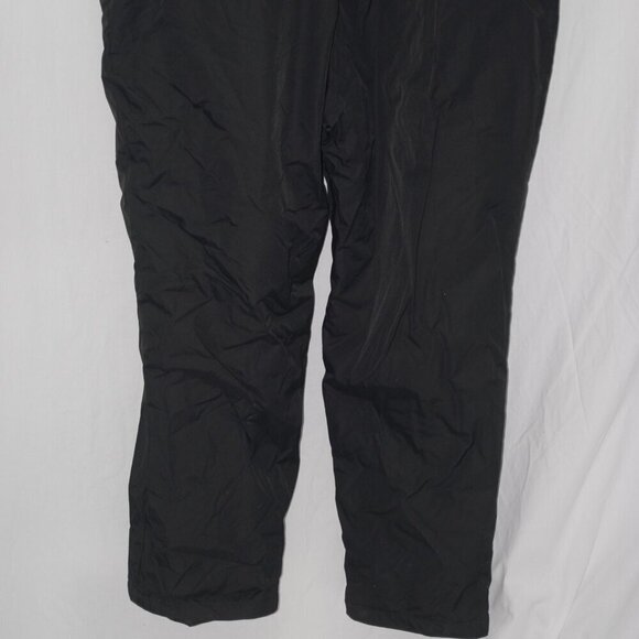 LNC XL Big Black Snow Overalls Thermal Insulated Pants with Built in Suspenders - Picture 8 of 11